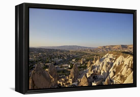 View over Goreme, Cappadocia, Anatolia, Turkey, Asia Minor, Eurasia-Simon Montgomery-Framed Premier Image Canvas