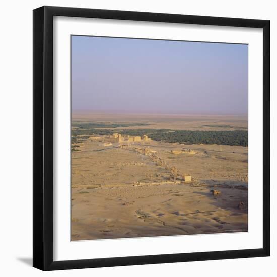 View Over Graeco-Roman City Towards Roman Temple of Bel, 45 AD, Palmyra, Syria, Middle East-Christopher Rennie-Framed Photographic Print