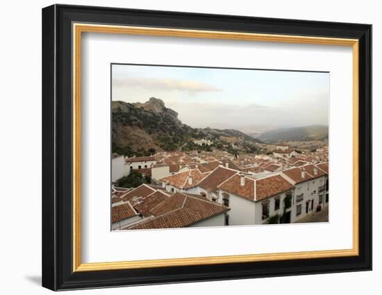 View over Grazalema Village at Parque Natural Sierra De Grazalema, Andalucia, Spain, Europe-Yadid Levy-Framed Photographic Print