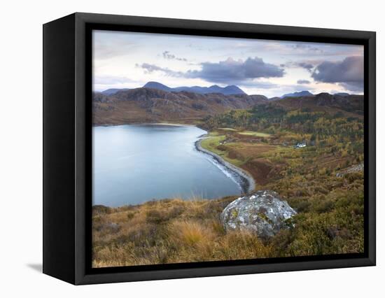 View Over Gruinard Bay at Dusk, Near Mellon Udrigle, Wester Ross, Highlands, Scotland, Uk-Lee Frost-Framed Premier Image Canvas