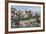 View over Harbour to Colourful Houses and Church, Dodecanese Islands-Ruth Tomlinson-Framed Photographic Print