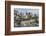 View over Harbour to Colourful Houses and Church, Dodecanese Islands-Ruth Tomlinson-Framed Photographic Print