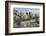 View over Harbour to Colourful Houses and Church, Dodecanese Islands-Ruth Tomlinson-Framed Photographic Print