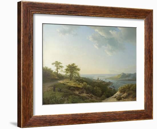 View over Heidelberg, 1837-Barend Cornelis Koekkoek-Framed Giclee Print