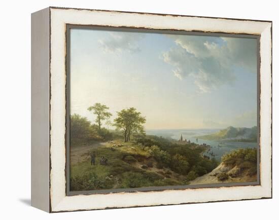 View over Heidelberg, 1837-Barend Cornelis Koekkoek-Framed Premier Image Canvas