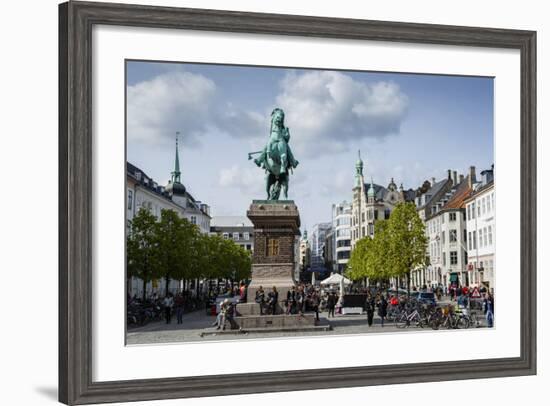 View over Hojbro Plads, Copenhagen, Denmark, Scandinavia, Europe-Yadid Levy-Framed Photographic Print