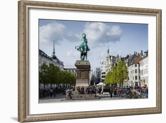 View over Hojbro Plads, Copenhagen, Denmark, Scandinavia, Europe-Yadid Levy-Framed Photographic Print