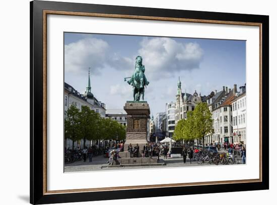 View over Hojbro Plads, Copenhagen, Denmark, Scandinavia, Europe-Yadid Levy-Framed Photographic Print