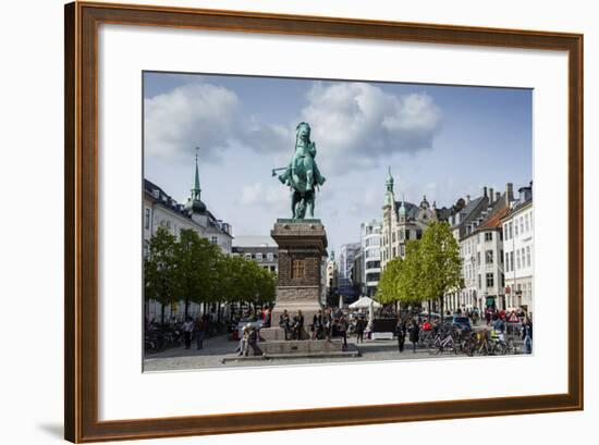 View over Hojbro Plads, Copenhagen, Denmark, Scandinavia, Europe-Yadid Levy-Framed Photographic Print