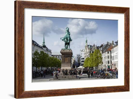 View over Hojbro Plads, Copenhagen, Denmark, Scandinavia, Europe-Yadid Levy-Framed Photographic Print