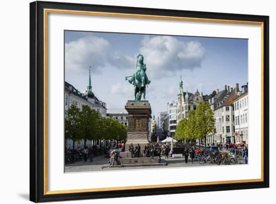 View over Hojbro Plads, Copenhagen, Denmark, Scandinavia, Europe-Yadid Levy-Framed Photographic Print