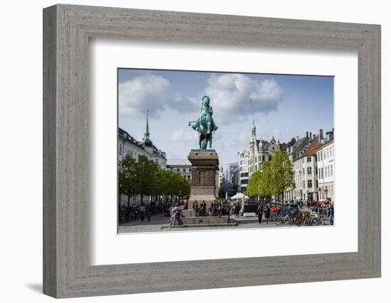 View over Hojbro Plads, Copenhagen, Denmark, Scandinavia, Europe-Yadid Levy-Framed Photographic Print