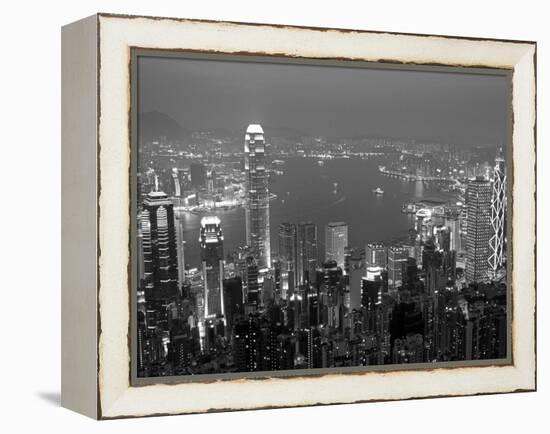 View over Hong Kong from Victoria Peak-Andrew Watson-Framed Premier Image Canvas