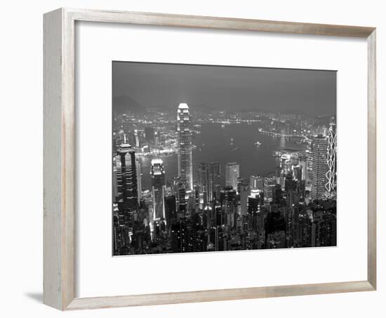 View over Hong Kong from Victoria Peak-Andrew Watson-Framed Photographic Print