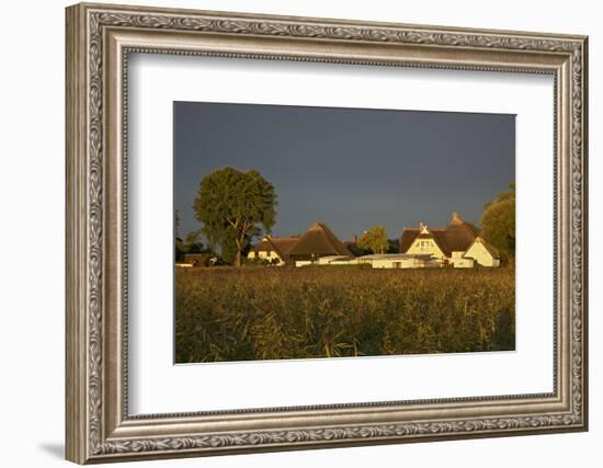 View over Houses Illuminateded During the Morning Sun-Uwe Steffens-Framed Photographic Print