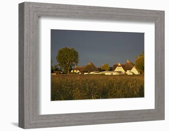 View over Houses Illuminateded During the Morning Sun-Uwe Steffens-Framed Photographic Print