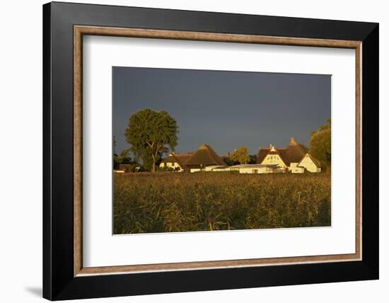 View over Houses Illuminateded During the Morning Sun-Uwe Steffens-Framed Photographic Print