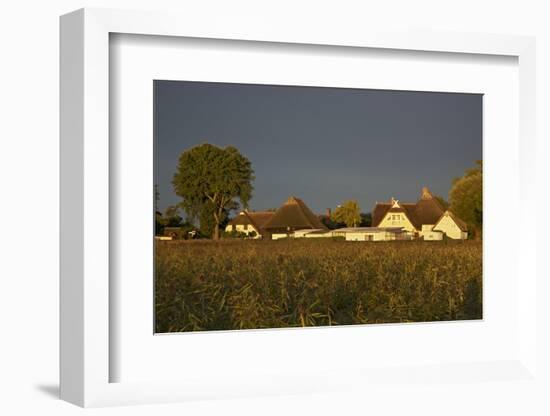 View over Houses Illuminateded During the Morning Sun-Uwe Steffens-Framed Photographic Print