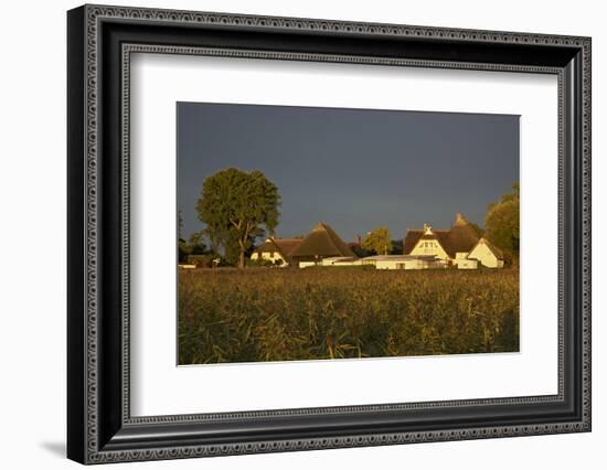 View over Houses Illuminateded During the Morning Sun-Uwe Steffens-Framed Photographic Print