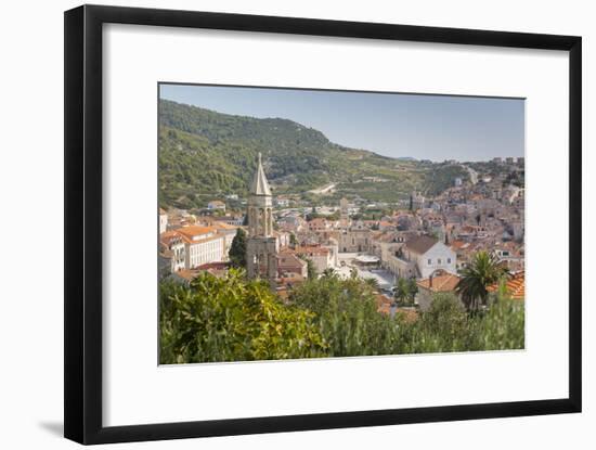 View over Hvar, Hvar Island, Dalmatia, Croatia, Europe-Frank Fell-Framed Photographic Print