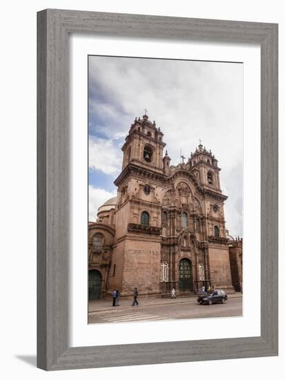 View over Iglesia De La Compania De Jesus Church on Plaza De Armas, Cuzco, Peru, South America-Yadid Levy-Framed Photographic Print