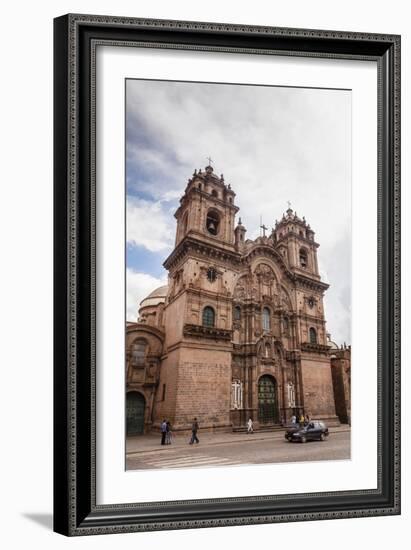 View over Iglesia De La Compania De Jesus Church on Plaza De Armas, Cuzco, Peru, South America-Yadid Levy-Framed Photographic Print