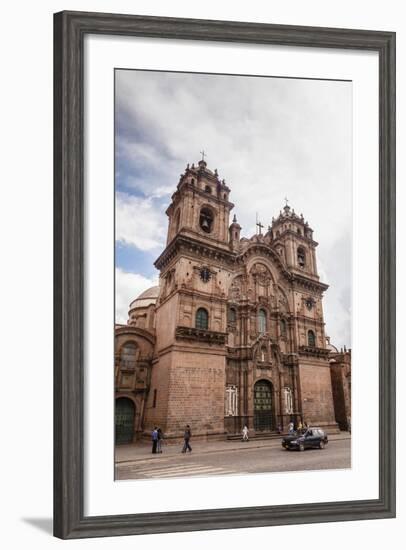 View over Iglesia De La Compania De Jesus Church on Plaza De Armas, Cuzco, Peru, South America-Yadid Levy-Framed Photographic Print