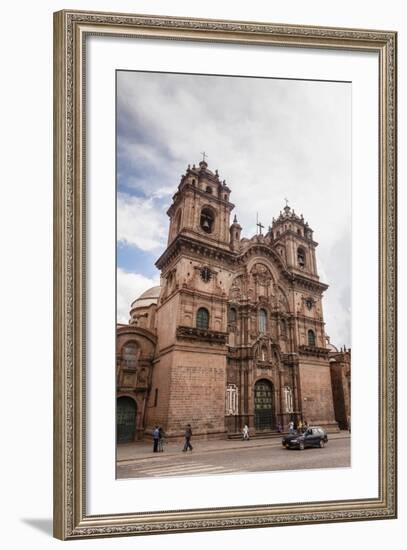 View over Iglesia De La Compania De Jesus Church on Plaza De Armas, Cuzco, Peru, South America-Yadid Levy-Framed Photographic Print