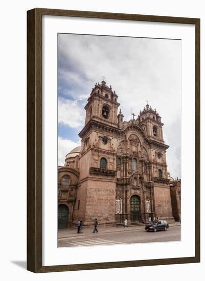 View over Iglesia De La Compania De Jesus Church on Plaza De Armas, Cuzco, Peru, South America-Yadid Levy-Framed Photographic Print