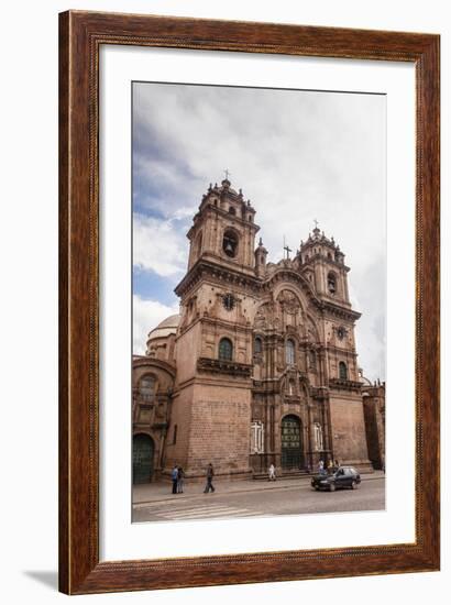 View over Iglesia De La Compania De Jesus Church on Plaza De Armas, Cuzco, Peru, South America-Yadid Levy-Framed Photographic Print