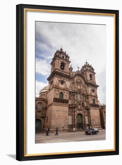 View over Iglesia De La Compania De Jesus Church on Plaza De Armas, Cuzco, Peru, South America-Yadid Levy-Framed Photographic Print