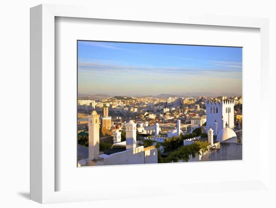 View over Kasbah to Tangier, Tangier, Morocco, North Africa, Africa-Neil Farrin-Framed Photographic Print