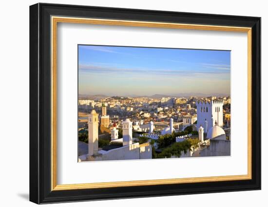 View over Kasbah to Tangier, Tangier, Morocco, North Africa, Africa-Neil Farrin-Framed Photographic Print