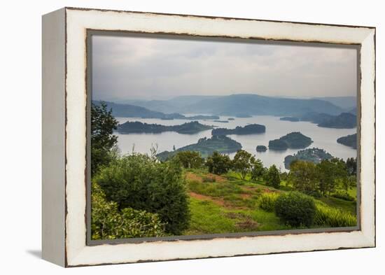 View over Lake Bunyonyi, Uganda, East Africa, Africa-Michael-Framed Premier Image Canvas