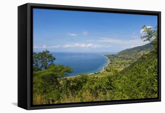 View over Lake Malawi Near Livingstonia, Malawi, Africa-Michael Runkel-Framed Premier Image Canvas