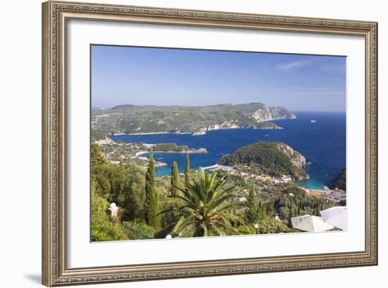 View over Liapades Bay from Hilltop Viewpoint Near Lakones-Ruth Tomlinson-Framed Photographic Print