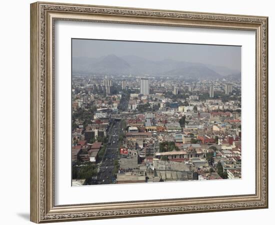 View over Mexico City Center, Mexico City, Mexico, North America-Wendy Connett-Framed Photographic Print