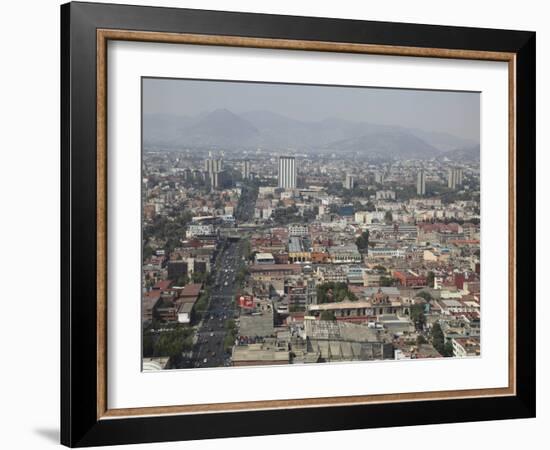 View over Mexico City Center, Mexico City, Mexico, North America-Wendy Connett-Framed Photographic Print