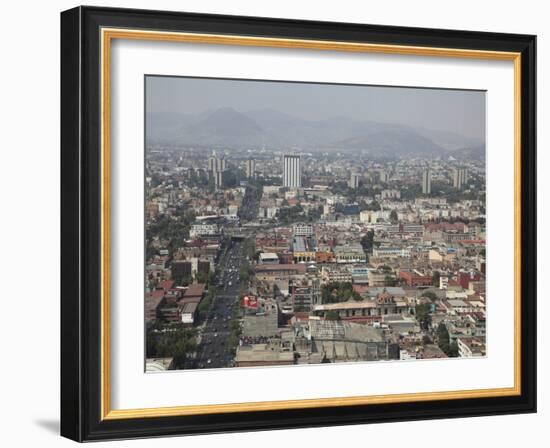 View over Mexico City Center, Mexico City, Mexico, North America-Wendy Connett-Framed Photographic Print