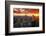 View over Midtown Manhattan skyline at sunset from the Top of the Rock, New York, USA-Stefano Politi Markovina-Framed Photographic Print