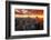 View over Midtown Manhattan skyline at sunset from the Top of the Rock, New York, USA-Stefano Politi Markovina-Framed Photographic Print