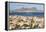 View over Mindelo, Sao Vicente, Cape Verde-Peter Adams-Framed Premier Image Canvas