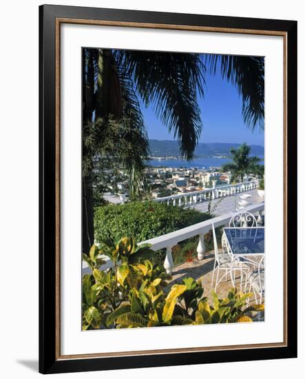 View over Montego Bay, Jamaica-Doug Pearson-Framed Photographic Print