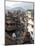 View over Narrow Streets and Rooftops Near Durbar Square Towards the Hilltop Temple of Swayambhunat-Lee Frost-Mounted Photographic Print