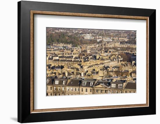 View over New Town Rooftops from Calton Hill, Edinburgh, City of Edinburgh, Scotland, U.K.-Ruth Tomlinson-Framed Photographic Print