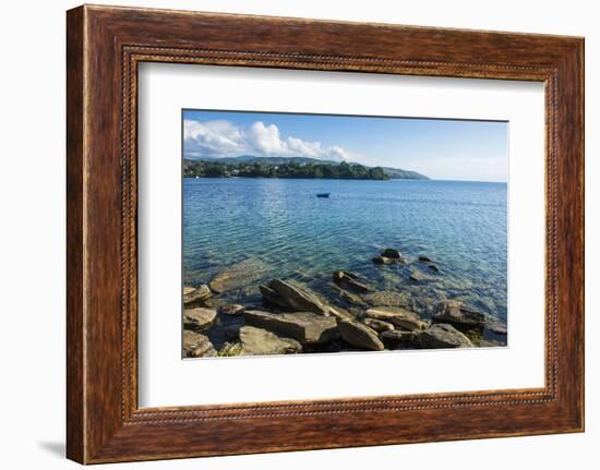 View over Nkhata Bay, Lake Malawi, Malawi, Africa-Michael Runkel-Framed Photographic Print