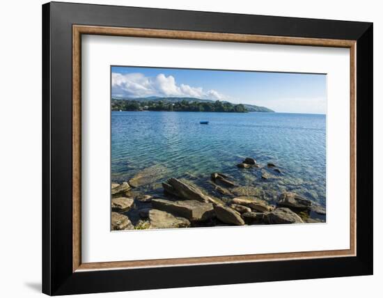 View over Nkhata Bay, Lake Malawi, Malawi, Africa-Michael Runkel-Framed Photographic Print