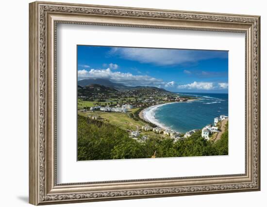 View over North Frigate Bay on St. Kitts-Michael Runkel-Framed Photographic Print