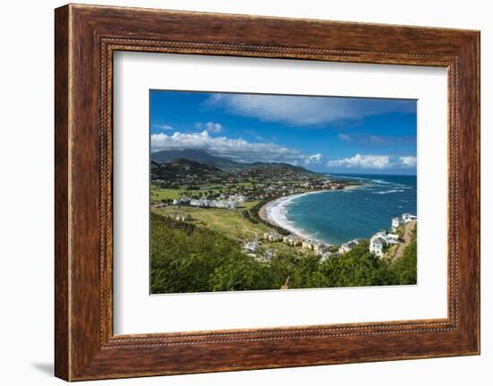 View over North Frigate Bay on St. Kitts-Michael Runkel-Framed Photographic Print