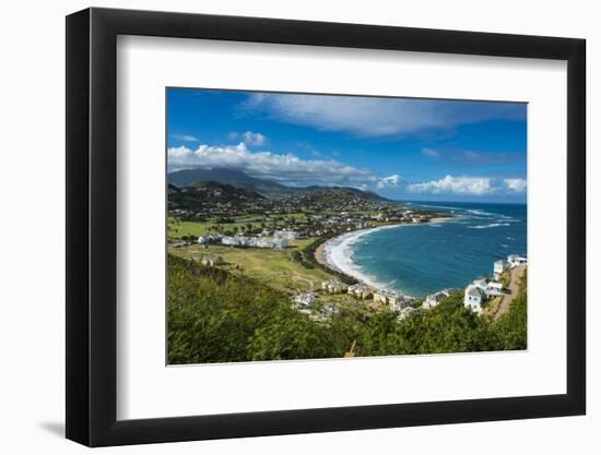 View over North Frigate Bay on St. Kitts-Michael Runkel-Framed Photographic Print